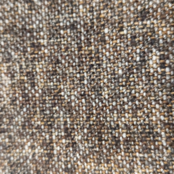 Tweed Skirt 2 petite Brown Nubby Wool Blend zipper Edgy Office Style Nordstrom - Picture 5 of 5